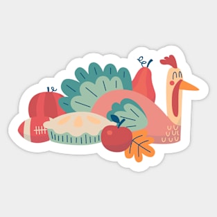 Happy Thanksgiving Sticker